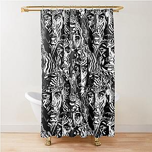 OVO Dazzle Camo 2 Shower Curtain