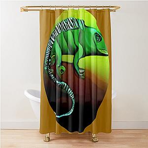 Lizard In Ovo Shower Curtain
