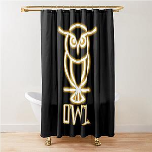 Owl Neon Ovo Shower Curtain