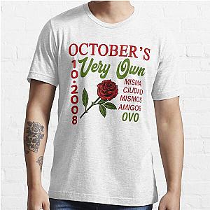 Ovo Merch Octobers Rose Essential T-Shirt