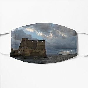 Castel dell Ovo Naples Italy Flat Mask