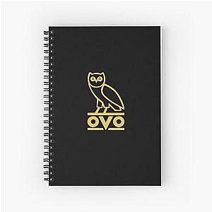 Gold Ovo Owl Spiral Notebook