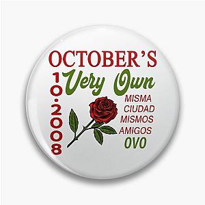 Ovo Merch Octobers Rose Pin