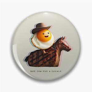 Bife com ovo a cavalo Egg riding a stake Pin