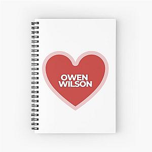 I Heart Owen Wilson Spiral Notebook