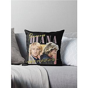 Princess Diana Owen Wilson Funny Throw Pillow