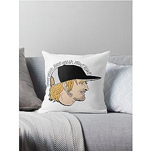 Owen Wilson Skates Colour Throw Pillow