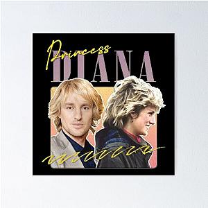 Princess Diana Owen Wilson Funny Poster