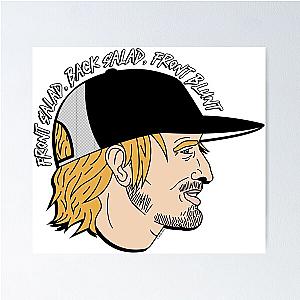 Owen Wilson Skates Colour Poster