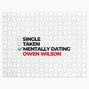 Mentally Dating Owen Wilson Jigsaw Puzzle