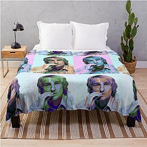 Owen Wilson Pop Art Throw Blanket