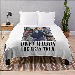 owen wilson the eras tour Throw Blanket