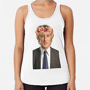 Owen Wilson Flower Crown Racerback Tank Top