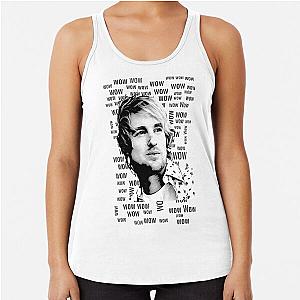 "Wow."- Owen Wilson Racerback Tank Top