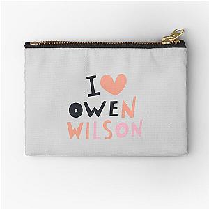 I Love Owen Wilson Zipper Pouch