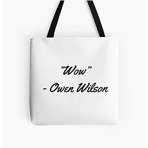 “Wow” - Owen Wilson All Over Print Tote Bag