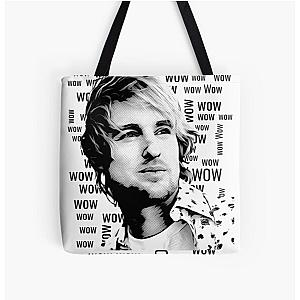 "Wow."- Owen Wilson All Over Print Tote Bag