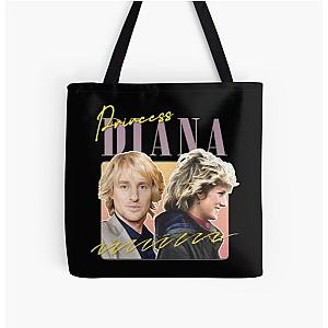 Princess Diana Owen Wilson Funny All Over Print Tote Bag