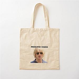 Owen Wilson as Princess Diana Cotton Tote Bag