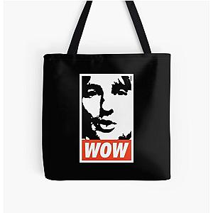 Wow. Its Owen Wilson. Wow. All Over Print Tote Bag