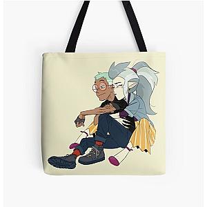 The Owl House: Eda and Raine All Over Print Tote Bag RB1107