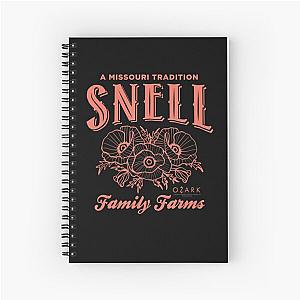 Ozark Snell Family Farms Coral Spiral Notebook