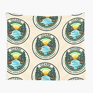 Ozark National Scenic Riverway Missouri Badge Tapestry