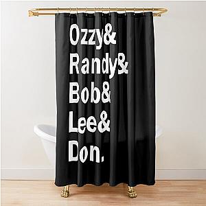 Funny Names x Blizzard of Ozz Ozzy Osbourne Shower Curtain