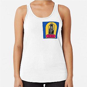 Retro Celebrities Tarot Cards THE DEVIL Ozzy Osbourne Racerback Tank Top