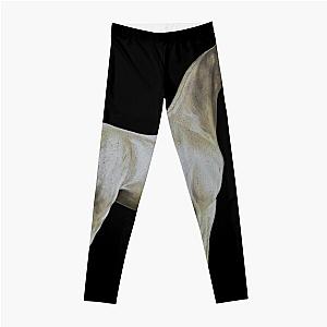 Horse Quote: "Won't you ride my white horse?" ~ Ozzy Osbourne Leggings