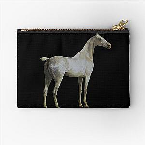 Horse Quote: "Won't you ride my white horse?" ~ Ozzy Osbourne Zipper Pouch