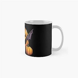 Halloween pumpkin eats a bat - tribute to Ozzy Osbourne Classic Mug