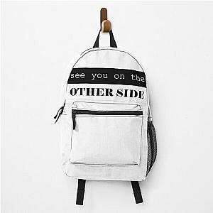 See you on the other side - music quote Ozzy Osbourne Backpack