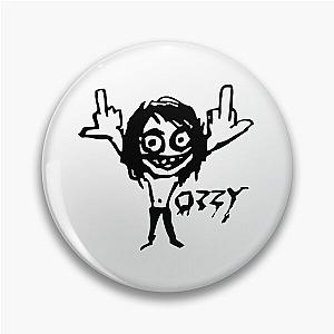 Ozzy Osbourne Logo flipping you off!! Pin