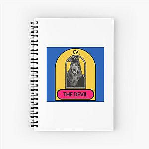 Retro Celebrities Tarot Cards THE DEVIL Ozzy Osbourne Spiral Notebook