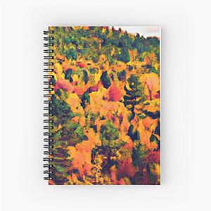 Forest Valley In Autumn Spiral Notebook