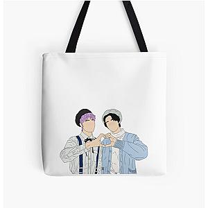 jongseob and soul p1harmony  All Over Print Tote Bag