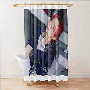 P1Harmony Theo Doom Du Doom- KICK IN ver.  Shower Curtain