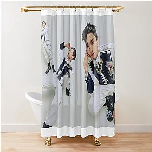 P1Harmony Keeho Doom Du Doom- KICK IN ver.  Shower Curtain