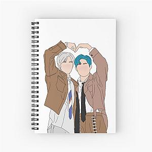 theo and keeho p1harmony  Spiral Notebook