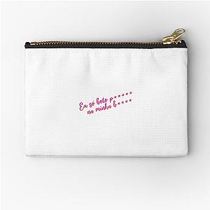 Pabllo Vittar Chiclete com Banana (Tio Sam) - Texto Branco Eu só boto no zipper pouch