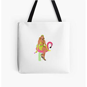 Pabllo Vittar Chiclete com Banana (Tio Sam) - Branco All Over Print Tote Bag