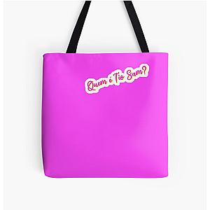 Pabllo Vittar Chiclete com Banana (Tio Sam) - Texto Magenta Quem é Tio Sam? All Over Print Tote Bag