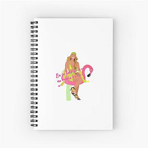 Pabllo Vittar Chiclete com Banana (Tio Sam) - Branco Eu só boto em Spiral Notebook