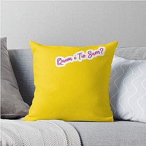 Copia de Pabllo Vittar Chiclete com Banana (Tio Sam) - Amarelo Quem é Tio Sam? Throw Pillow
