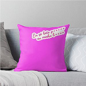 Pabllo Vittar Chiclete com Banana (Tio Sam) - Texto Magenta Eu só botar p Throw Pillow