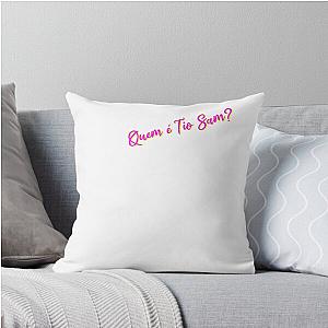 Pabllo Vittar Chiclete Com Banana (Tio Sam) - Texto Branco Quem É Tio Sam Throw Pillow