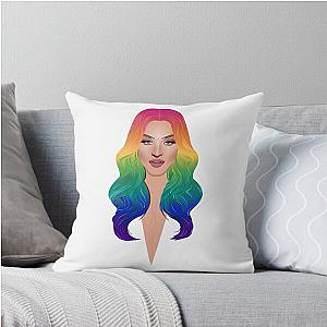 Pabllo Vittar drag queen from Brazil Throw Pillow