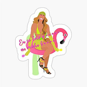 Pabllo Vittar Chiclete com Banana (Tio Sam) - Branco Eu só boto no Sticker
