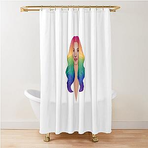 Pabllo Vittar drag queen from Brazil Shower Curtain